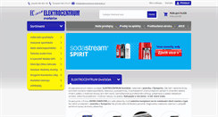 Desktop Screenshot of elektrocentrum-dvoracek.cz